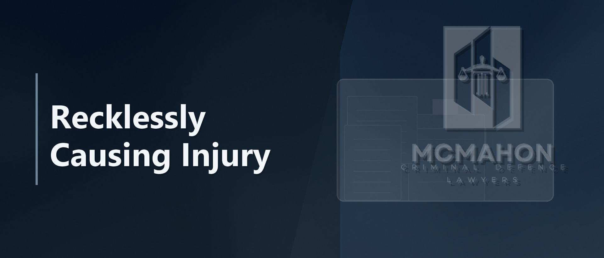 Recklessly Causing Injury Lawyer Ballarat
